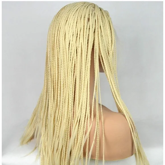 ?EFAY 20” Blonde Micro Braided LaceFront WIG *NWT display picture 1